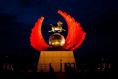 中國(guo)原子(zi)城景(jing)觀(guan)亮化(hua)工程(cheng)